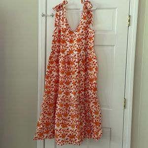 NWT Victoria Dunn Church Street dress in Tigarlilly, size L